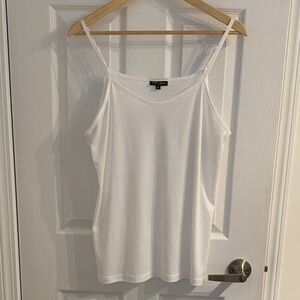 Dor Dor Couture Women's White Spaghetti Strap Tank Top Camisole Size XL